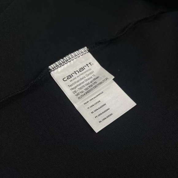 CARHARTT Spindrift T-Shirt - Black Short Sleeve - Picture 5 of 7